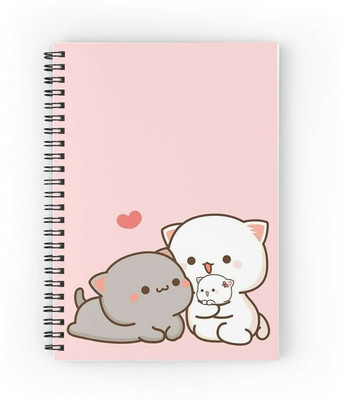 craft maniacs PEACH & GOMA 2023 COLLECTION A5 Notebook RULED 160 Pages(Multicolor)