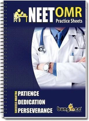 Bungbee OMR Sheets for NEET Practice Latest Format, 200 MCQ-Set of 1 Spiral Bound A4 Notebook NEET OMR 90 Sheets / 90 Pages(Natural White)