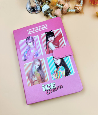 Paper Bear BlackPink A4 Diary ruled 160 Pages(Pink, Pack of 2)