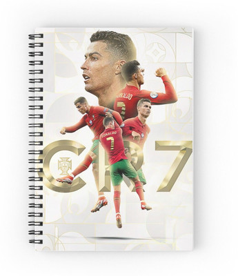 craft maniacs FOOTBALLER DIARY A5 Diary RULED 120 Pages(Multicolor)