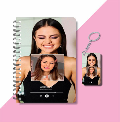 craft maniacs SELENA NOTEBOOKS A5 Diary RULED 160 Pages(Multicolor)