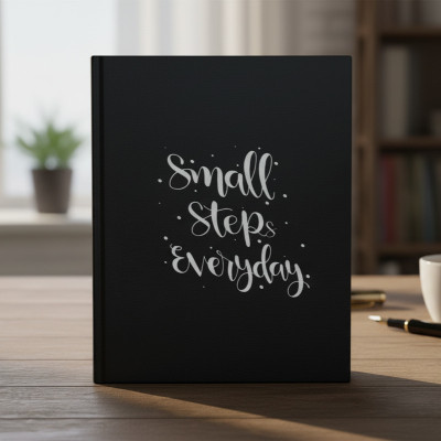 LofaPrints Inspirational Printed Diaries A5 Planner Rules 200 Pages(Black)