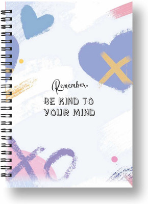 ROT RIX Notebook A5 Diary Unruled 144 Pages(White)