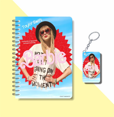 craft maniacs TAYLOR 2023 NOTEBOOK COLLECTION A5 Note Book RULED 160 Pages(White)