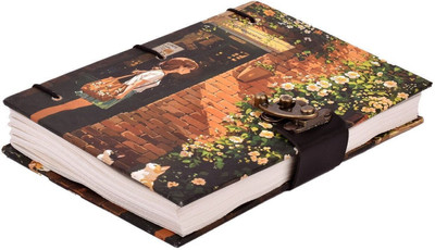 omar craft 1 A5 Diary unruled 200 Pages(Multicolor)