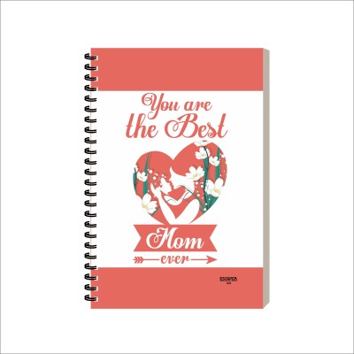 ESCAPER Mother relationship diary A5 Diary Ruled 160 Pages(You Are The Best Mom)