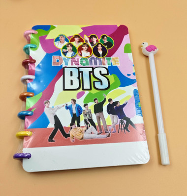 Paper Bear BTS A4 Diary ruled 80 Pages(Multicolor)