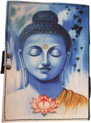 Panoply Leather Handcrafted Leather Journal B6 Diary Unruled 200 Pages(Blue)