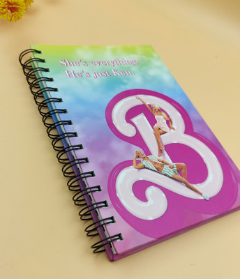 Paper Bear Fancy A4 Diary ruled 80 Pages(Purple)