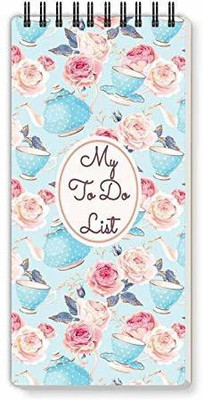 Nourish ToDo List Note Pad_DRY Regular Note Pad Ruled 50 Pages(TEA PARTY)