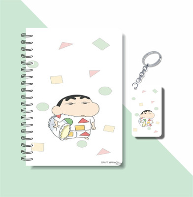 craft maniacs SHINCHAN 2023 NOTEBOOK COLLECTION A5 Notebook RULED 160 Pages(White)