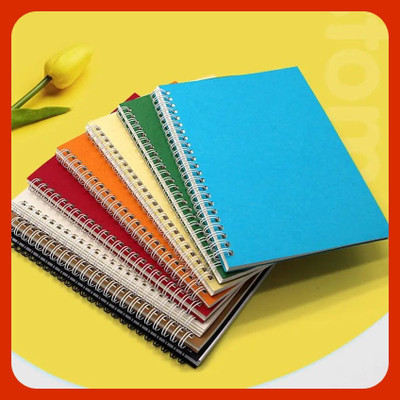 Puvi NOTEBOOK A4 Notebook UNRULED / PLAIN 200 Pages(Multicolor, Pack of 8)