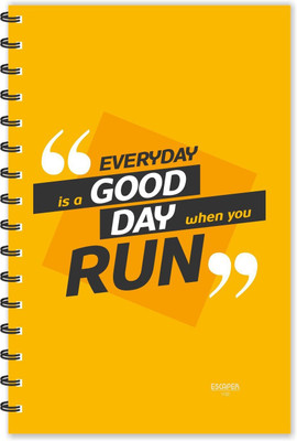 ESCAPER Everyday is a Good Day..Motivational Quotes Diary (Ruled-A5), Quotes Diary A5 Diary Ruled 160 Pages(Multicolor)