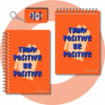 craft maniacs 2025 NOTEBOOKS A6 Diary UNRULED 100 Pages(Red, Pack of 2)