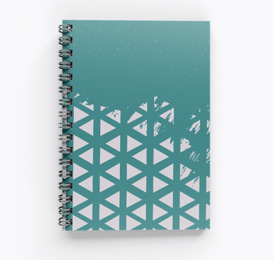 RJPRINTS RJ Prints Abstract Mix Notebook A4 Notebook Unruled 160 Pages(Green)