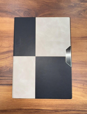 Scribelle Executive Notebook A5 Notebook Single Rule 208 Pages(Black, Grey, Silver)