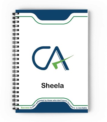 epheriwala CA Sheela / Notebook for Chartered Accountant A5 Diary Unruled 140 Pages(Red)