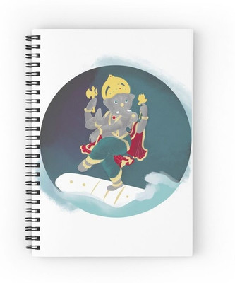 craft maniacs GANESHA COLLECTION A5 Notebook RULED 120 Pages(SHIVAY)