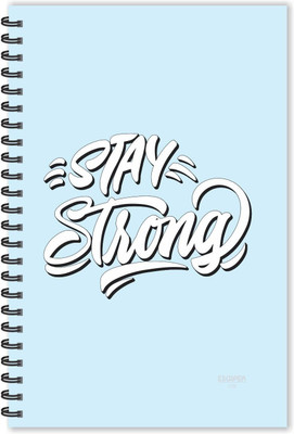 ESCAPER Stay Strong Motivational Quotes Diary (Ruled-A5), Quotes on Diary A5 Diary Ruled 160 Pages(Multicolor)