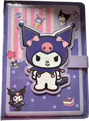 Paper Bear Kuromi Regular Diary Designer 80 Pages(Purple)