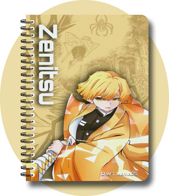 craft maniacs demon s DIARY A5 Notebook RULED 160 Pages(Multicolor)