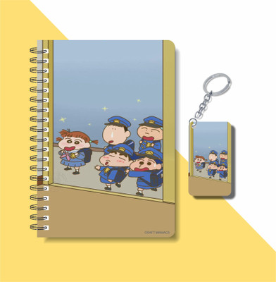 craft maniacs SHINCHAN 2023 NOTEBOOK COLLECTION A5 Notebook RULED 160 Pages(White)