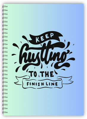 TimeWise Daily Planner Pastel Schedule your Day Journal A5 Planner Unruled 140 Pages(Cyan)