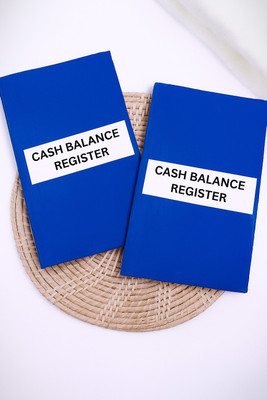 GAURAV ENTERPRISES CASH BALANCE REGISTER Regular Notebook Ruled 100 Pages(Elegant blue, Pack of 2)