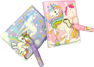 Caught Trendy Combo OF 2 Inspirational Cute Mini Motivational Journal Notebook Dairy Pocket-size Diary Both Side Rule 60 Pages(Multicolor, Pack of 2)