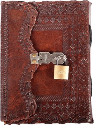 KRISHNA HANDICRAFTS Krishnahnadicrafts presents an amazing range A5 Diary Plain 100 Pages(Brown)