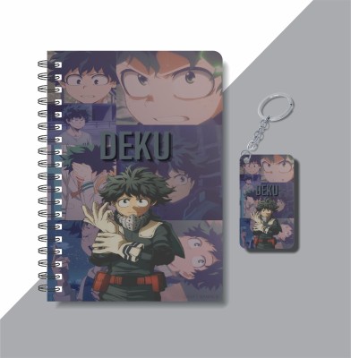 craft maniacs 2023 ANIME DIARY + KEYCHAIN A5 Notebook RULED 160 Pages(Multicolor)