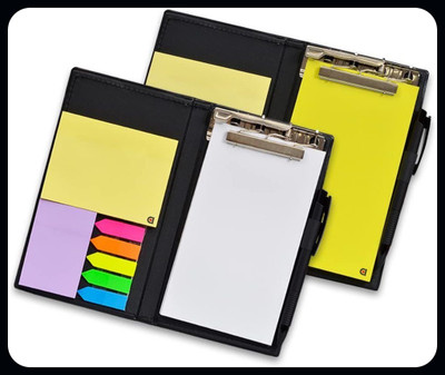 NIZAM HANDICRAFT Designer Notebook Professional Notepad | Pocket Pads for office , school Pocket-size Memo Pad UN RULED 50 Pages(White, lemon, Pack of 2)