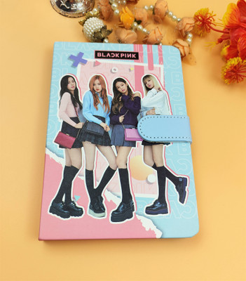 Paper Bear BlackPink A4 Diary ruled 160 Pages(Pink)