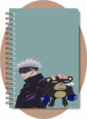 craft maniacs JUJUTSU DIARY COLLECTION A5 Notebook RULED 160 Pages(Multicolor)
