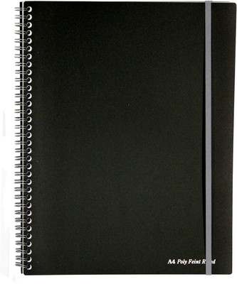 Pukka Pad Black Business | A4 Size| Jotta Notebook | Wirebound | 80gsm | A4 Notebook Ruled 160 Pages(Black)