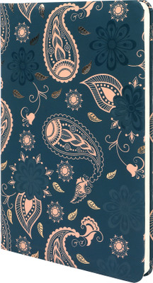 Doodle Paisley Pattern Notebook A5 Diary Ruled 160 Pages(Multicolor)