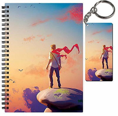 craft maniacs A5 NOTEBOOK + KEYCHAIN COLLECTION A5 Notebook RULED 160 Pages(Multicolor)