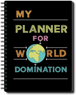 Nourish Life A5 Planner/Organizer Ruled 220 Pages(WORLDDOMINATION)