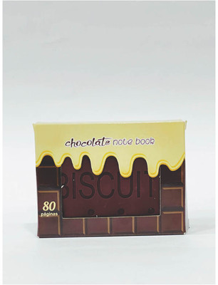 EZZICART Notebook Mini Notebook Unruled 100 Pages(Brown, Yellow, Pink, Pack of 4)