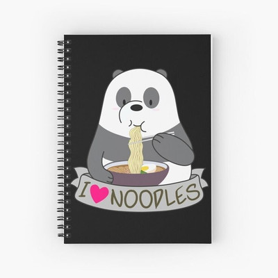 craft maniacs BARE BEARS 2023 COLLECTION A5 Notebook RULED 160 Pages(Multicolor)