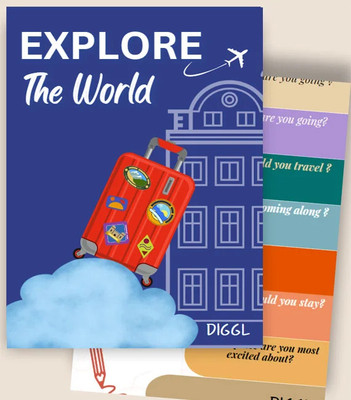 Diggl Mindful Travel A5 Journal Mixed 100 Pages(Mixed)
