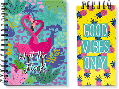 articious Good Flock Vibes A5 Journal Ruled 264 Pages(Good Flock Vibes, Pack of 2)