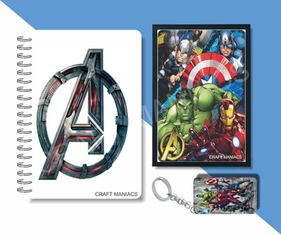 craft maniacs DIARY FRAME COMBO 2024 A5 Notebook RULED 160 Pages(White)