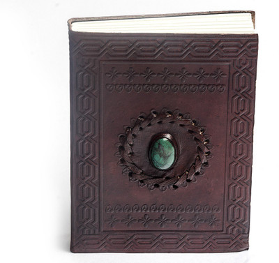 Anshika International handmade A5 Notebook unruling 100 Pages(Brown)