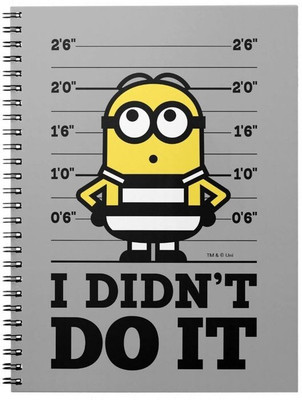 craft maniacs MINION COLLECTION A5 Notebook RULED 160 Pages(Multicolor)