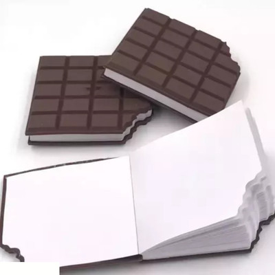 Extraposh Chocolate Notebook with Chocolaty Fragrance Mini Diary Unruled Pages Regular Diary Chocolate 80 Pages(Multicolor)