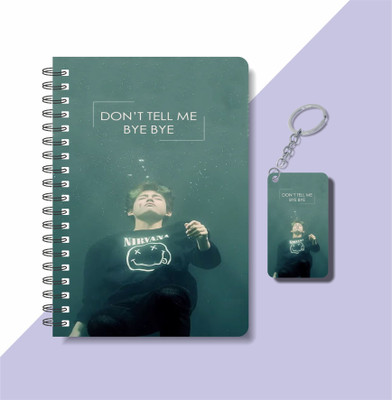 craft maniacs V DIARY & KEYCHAIN A5 Notebook RULED 120 Pages(Multicolor)