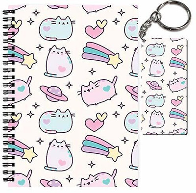 craft maniacs A5 NOTEBOOK + KEYCHAIN COLLECTION A5 Note Pad RULED 160 Pages(Multicolor)