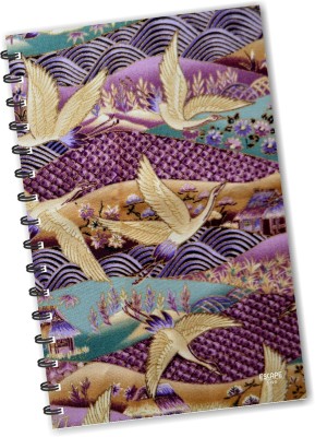 SADAFAL Flying Golden Birds A5 Diary Ruled 160 Pages(Multicolor)