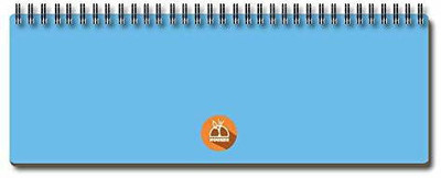 Nourish Weekly Planner_DRY Regular Planner/Organizer Ruled 50 Pages(BLUE-YELLOW)